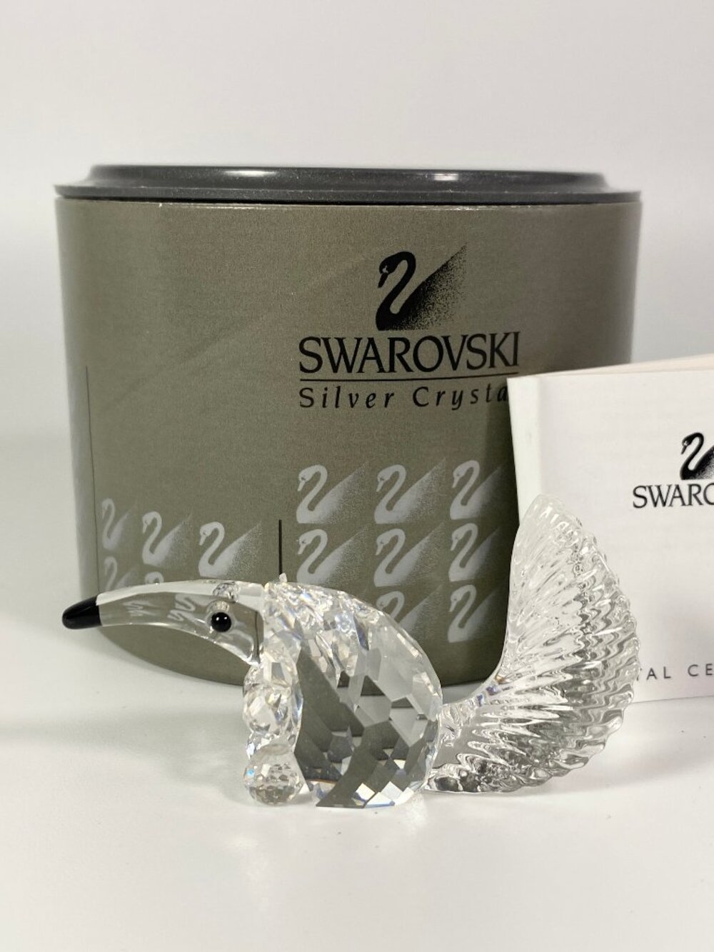 RARE!! Swarovski Crystal ANTEATER Figurine 7680 001 271460 with Original Box